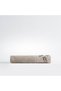 Leather N Hand Face Towel 100% Organic Cotton Hand Embroidered Beige 50X90 cm - 2