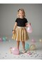 Girl's Elastic Waist Flared Sequin Skirt - 6