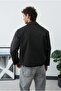 Men's Comfortable Fit Premium Collar Detail Inner C Pocketed a Lined m Transitional Jacket - 4