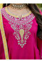 Pink Silk Blend Embroidered 3-Piece Kurta Set - 5