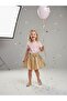 Girl's Elastic Waist Flared Sequin Skirt - 5