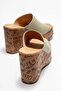 Saraly Women Genuine Leather Slipper Green - 3