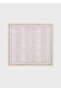 Girl's Patterned Scarf T-Shirt Beige 3009 - 5