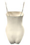 Women's Strapless Ancient White One-Piece Swimsuit - 3
