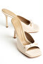 Nubuck Skin Color Heels Slipper - 4