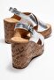 Hardy Women Genuine Leather Sandals Lamé - 3