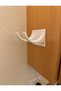 Hair Dryer Hanger - Bathroom Organizer - Plastic Hanging Bracket - Blow Dryer Hanger - White - 2