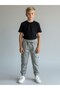 Boys' Woven Trousers with Elastic Waist and Pocket Detail - 4