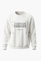 White Oversized Printed Women's Sweatshirt - 2