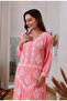 Sunehri Peach Modal Chikankari Kurta - 2