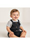 Striped Salopet Double Baby Boy