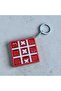 Movable Xox Game Keychain - Stress-Relieving Fun Tic Tac Toe Brain Teaser - Bag and Key Ornament - 5