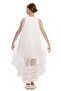 Girl's Cape Dress 8-14 Years Old Ecru - 3