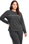 Large Size Striped Detail Thick Long Sleeve Women's Pajama Set Anthracite - 2
