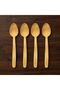 4 Pieces Handmade Boxwood Dessert Spoon 17 cm