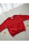 O La La Girl's Red Floral Sweatshirt 3-12 Years - 4
