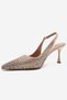 Johanna Ten Gold Stones Women's Heeled Shoes - 6