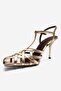ALLOS Gold Women's Heeled Shoes - 6