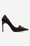 Guerni Brown Patterned Women Heeled Shoes - 4