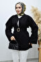Belt Piece Denim Jacket Tsd250251 Black - 2