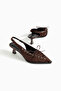 Women's Bitter Brown Suede Pointed Toe Classic Heeled Shoes - 8