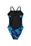 Durafast Elite ®   Girl's Cutoutfit Swimsuit - Waveform - 2