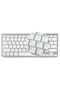Mini keyboard, Bluetooth 3.0, compatible with Windows, iOS, Android, white - 2