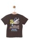 Baby Boy 1-4 Years Old Short Sleeve T-Shirt Brown - 2