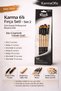 6-Piece Mixed Brush Set Set 2–Detail, Flat and Flat Cut Tip Professional Paint Brushes (Acrylic & Watercolor)