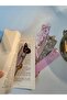 Bookmarks - Flower & Butterfly Themed Special Cut Set of 4 (with Double-Sided Protection Lamination) - 3