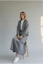 Women's Bomber Jacket Skirt Set-Smoked - 3