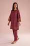 2 Piece - Printed Embroidered Suit - PE 26-25 - 2