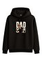 Dad Mode on Printed Hooded Sweatshirt & Jogger Pants Sweatpants Set - 2