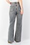 Women Flare Fit Ripped Non Stretchable Jeans, Grey - 3