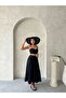 Embroidered Skirt - Black Black |   F1901 - 2