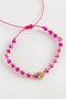 سوار NRZSNT Yonca Crystal بـ مكرمية خيطًا (185145) - أصفر - 2