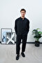 Men's Comfortable Fit Premium Long Sleeve Shirt with Stand Collar - 3