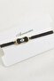 Nrzsnt Oval Nazar Macramé Braided Bracelet (185013) - Black - 3