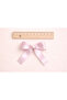 Pink Satin Pearl Bow Ribbon 2 cm (10 Pieces) - 3
