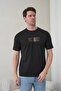 Men's Black Nothing Written High Printed Crew Neck T-Shirt - 5