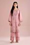 2 Piece - Embroidered Suit - PE 26-231 - 3