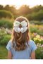 Tulle Detail White Cream Tulip Bow Buckle New Season Trend Buckle Girl Child Baby Women Teenager Gift - 2