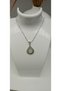 Steel Silver Color Drop Shape Stone Women's Necklace – Elegant Thin Chain with a Sparkling Stylish Design - 4