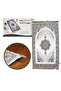 Premium Prayer Rug with Memory Foam Padding – Extra Comfort Islamic Prayer Mat, Knee Support