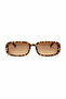 نظارات شمسية نسائية من Mahzen Brown Leopard بتصميم Uv400 - 5