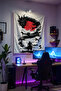 Ejder Bushido– Anime Movie Character Themed Quality Fabric, Room Decor Tapestry Wall Rug - 2