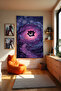 Pokemon Gengar – Anime Movie Character Themed Quality Fabric, Room Decor Tapestry Wall Rug Pieces - 4