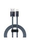 Cablu USB la Lightning seria Dynamic, 2.4A, 1m gri - 2