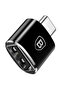 Adaptor Mini USB Type-C la USB 3.0 Negru (max. 2.4A) - 2