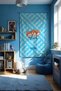 Pokemon Corphish– Anime Movie Character Themed Quality Fabric, Room Decor Tapestry Wall Rug Si - 3